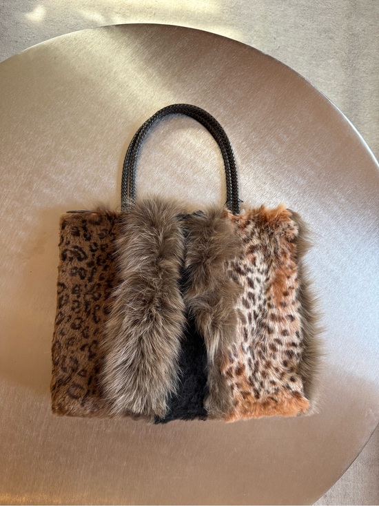 Dior Handbags - DIOR 2000 FUR TOTE